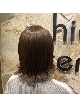 ナチュラルハイセンス 本店(natural high sense) 外ハネボブ×スモーキートパーズ　似合わせカット/町屋駅