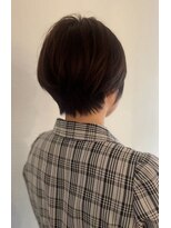 ボンド(hair salon bonD)&nbsp;半レイヤーショート　透け感カラー