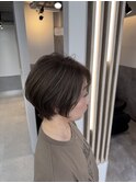 白髪ぼかし/大人美人ショート/髪質改善/博多