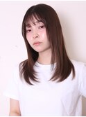 似合わせカット20代30代40代50代美髪レイヤーストレート0705