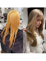 ハピネス 梅田茶屋町店(HAPPINESS)&nbsp;韓国風レイヤーカット顔まわりくびれオルチャン梅田