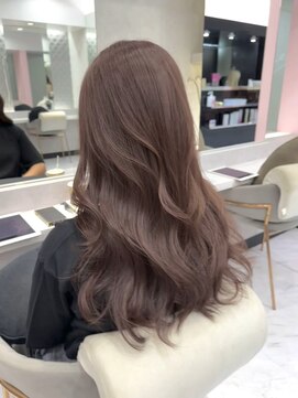 ジーナ 名駅(XENA.) 《xena/中島》ロングレイヤー×マロンブラウン