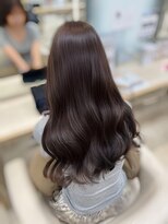 ケンジ 平塚ラスカ店(KENJE)&nbsp;巻いても艶抜群！髪質改善カラー《ナチュラルブラウン》