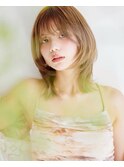 【La fith】ミルクティーベージュ×顔回りレイヤー