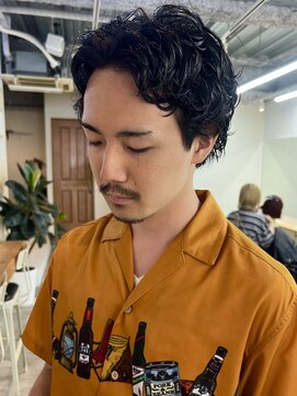 ガレージ バイ グリーン 原宿 表参道(Garage by green) 【SHUN】色気パーマ