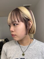 Nalu pu loa PONTE 【ナルー プロア ポンテ】【4/1 NEW OPEN(予定)】 ボブヘア/デザインカラーローライト/ブリーチカラーミニボブ