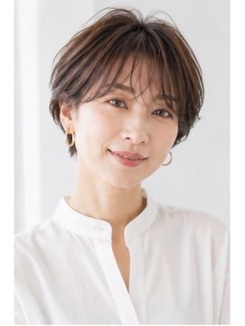 アースオーセンティック 小平店(EARTH Authentic) シースルーバング×大人ショート