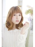 オン眉デザインカラー切りっぱなしボブ美髪マッシュウルフ/161