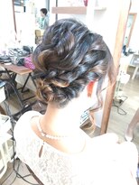 ロカット サロン(Roquat Salon)&nbsp;カジュアルボブゆるヘアアレンジ【ヘアアレンジ☆立川/立川南】