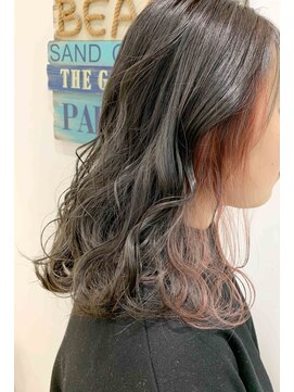 アッシュ 二子玉川店(Ash) 《Ash二子玉川》ケアブリーチ#インナカラー#ミディアム#イルミナ