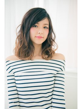 モッズヘア 足利(mod'hair) 【mod's hair 足利】グラデーションカラー☆透明感ベージュ