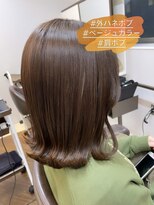 アプシー 三田駅前店(Apsee)&nbsp;外ハネボブ/ベージュカラー