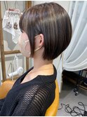 丸みボブ ビフォーアフター