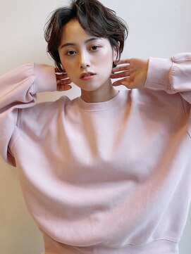 オアシスアヴェダ 立川(OASIS AVEDA) ハンサムショート　かきあげ前髪