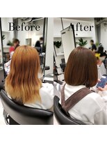 カノイ(KANOI)&nbsp;ブリーチリペアカラー＋顔タイプ診断