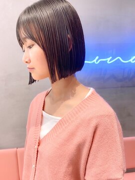 ロンドポレール 北千住(Lond polaire) 切りっぱなし×地毛風ストレート