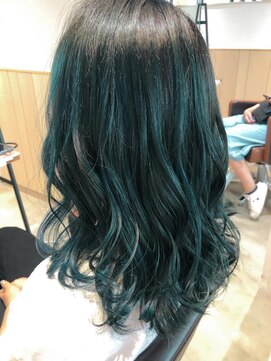 フレア ヘア サロン(FLEAR hair salon) バレイヤージュ Blue