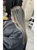 バレイヤージュ☆ホワイトグレージュ
