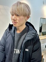 ソイ コンク 下北沢(soi conc)&nbsp;ミルクティーベージュ/メンズカット/マッシュ/ハイトーン◎