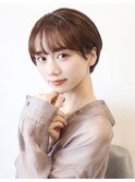 【 I. 】30代からのナチュラル前下がりショートボブ 川口