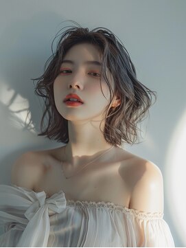 ヘア ケア オディール(Hair Care Odile) 【ボブスタイル】無造作ウェーブ