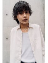 ミラバイグリーン(Mira by green)&nbsp;メンズショート波巻きスパイラルウルフツーブロック