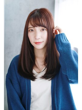 マーブルズ 横浜店(marbles) 暖色カラー/レッドブラウン/レイヤーカット[横浜]