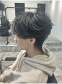 フェザーショートシャドウパーマ
