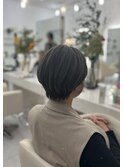 AO hair ハイライト×ショートボブ