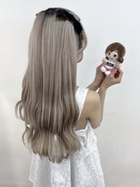 編み込みハーフツイン　渋谷ヘアメ　アイドルヘア