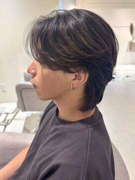 クレビアテン(CreBiA ten_) センターパート ウルフ ニュアンスパーマ