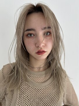 スミス 秋葉原(Smith) レイヤーカットハッシュカット顔まわりミディアムロング