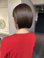フォト 新宿(foto)&nbsp;イメチェンピンクベージュアンブレラカラークールショート前髪