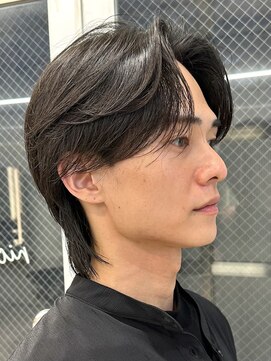 ニコトウキョウ 新宿(nico TOKYO) ウルフセンターパートショートネープシースルーマッシュ襟足有り