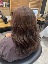 ヘアリゾート粋 トゥジュ 池袋東口店(tujuh) 透明感シアーブラウン/レイヤーカット/ミディアム