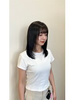 エトワールプラス&nbsp;暗めカラーミディアムレイヤースタイル11.16