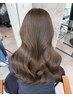 《透明感カラー》イルミナブリーチなしダブルカラー+バイカルテTR+ReFaバブル