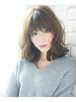 ボニークチュール(BONNY COUTURE)&nbsp;大人ナチュラルなミディアム巻き髪スタイル・イメチェン・ボブ