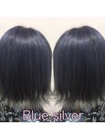 ヘアーメイク トレコローリ(hair make trecolori) 【trecolori 津田沼】ブルーシルバー