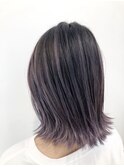 パープルアッシュバレイヤージュ 【上野】【御徒町】