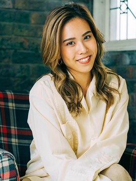 プロデュース 相模原店(Produce) デザインカラー♪センターパート☆ベージュカラー