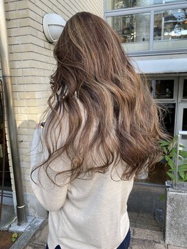 プルメリアドット(Plumeria.) beige × Highlight