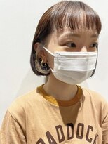 ラヴェストバイフレイスウェル(LOVEST by frace well)&nbsp;ミニボブ /フルバング　イヤリングカラー☆ホワイト