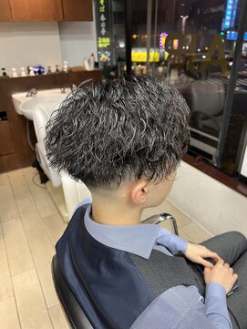 オムヘアー (HOMME HAIR) 【HOMME HAIR 佐藤】 ツイストスパイラルパーマ スタイル