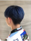 20代30代メンズスパイラルパーマワイルドオシャレ感アッシュ