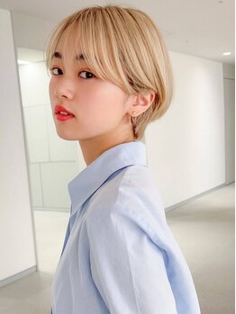 アグ ヘアー ヴァース 中川店(Agu hair verse)の写真/黄金比率がベースの繊細なカットは圧巻のプロ技!顔周りが命のボブ&ショートが大人気!