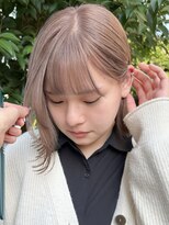 アンプラグド(unplugged)&nbsp;ブリーチ1回でのハイトーンベージュ