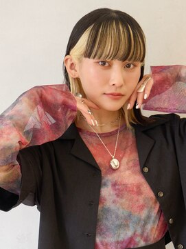 リトル 下長(little) 前髪重めのインナーカラースタイル
