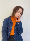 #ミディアム　#パーマ