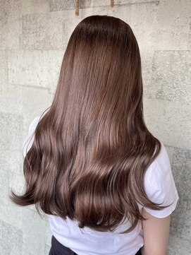 ミルヘアデザイン(mil hair design) ミルクティーベージュダブルカラーインナーカラーケアブリーチ